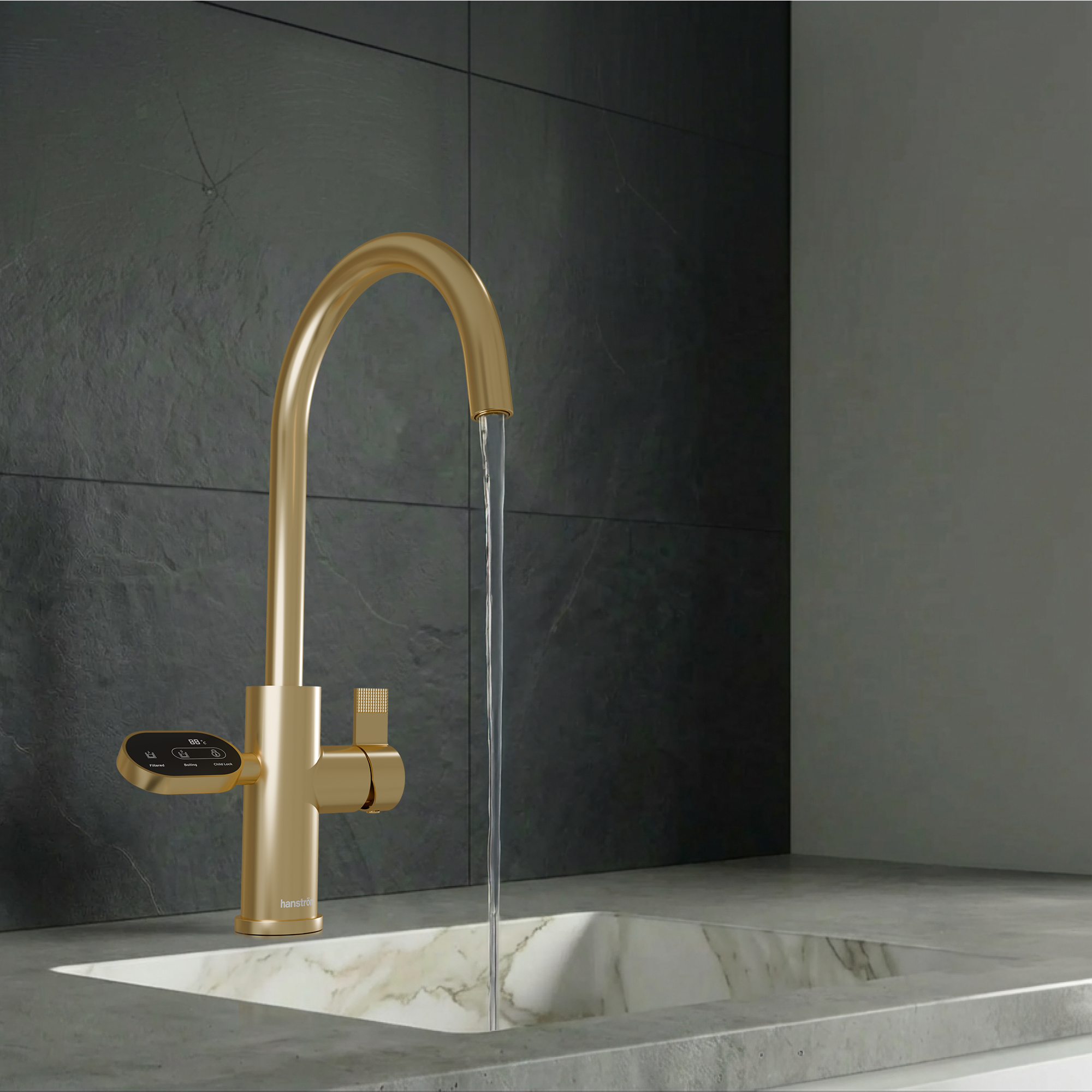4-in-1 Hanström Nexa Digital - Brushed Gold