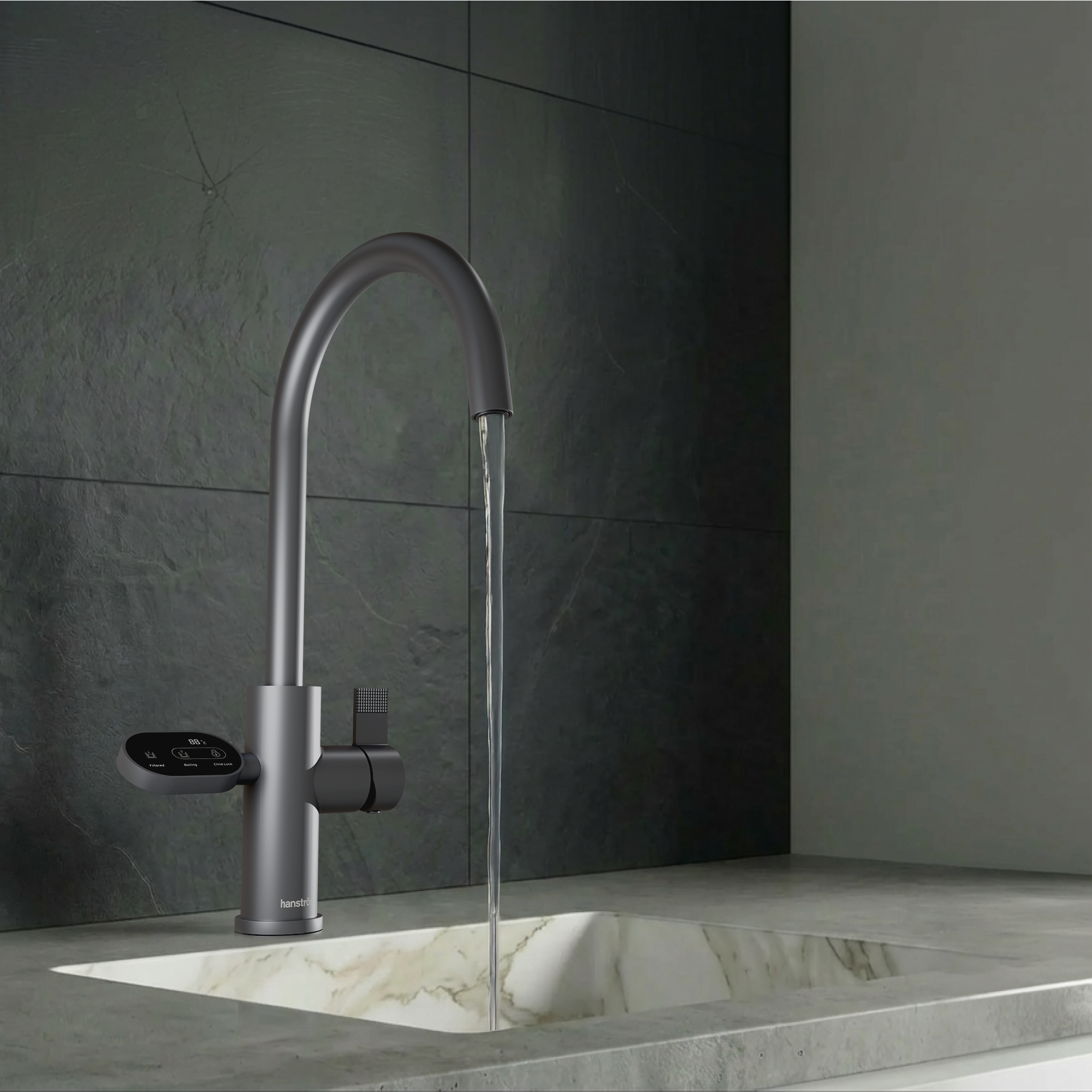 4-in-1 Hanström Nexa Digital - Brushed Gunmetal