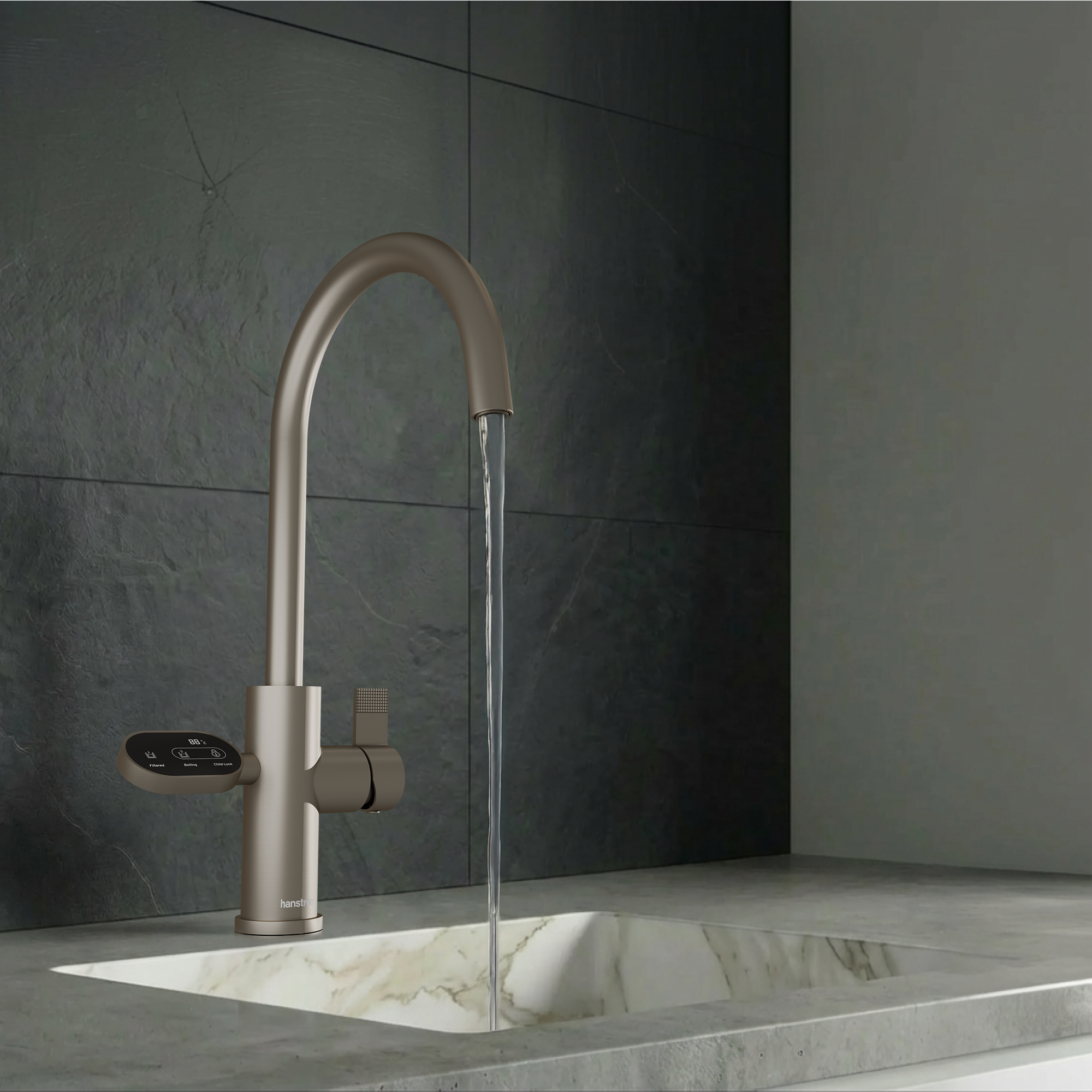 4-in-1 Hanström Nexa Digital - Brushed Nickel