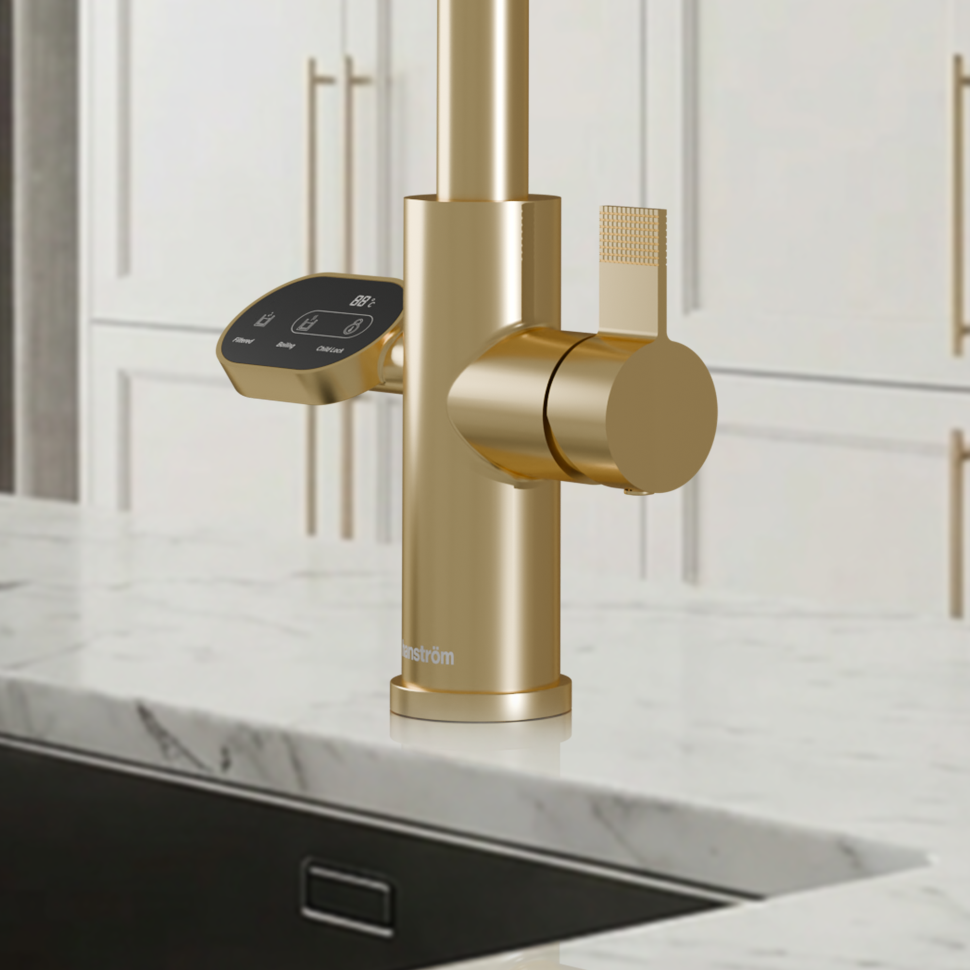4-in-1 Hanström Nexa Digital Pullout - Brushed Gold