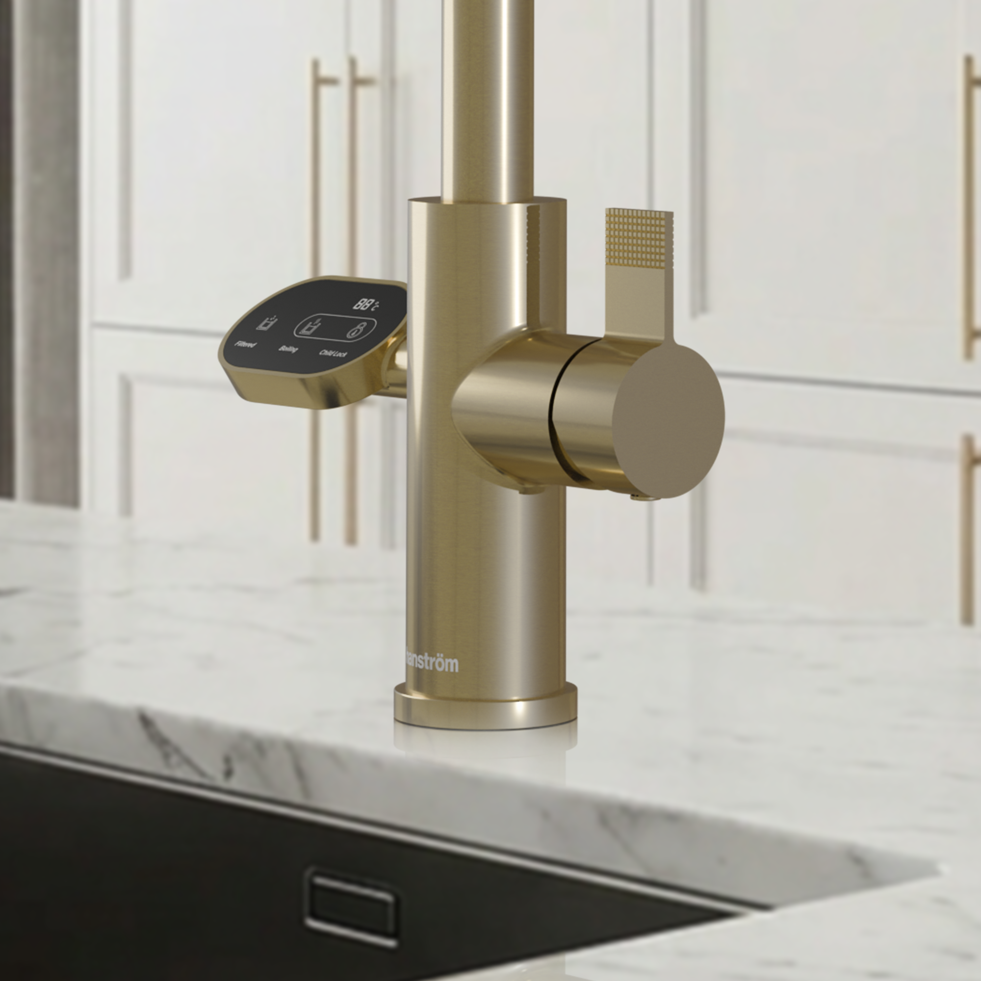 Image of Hanström 4-in-1 Nexa Digital Pullout - Brushed Brass