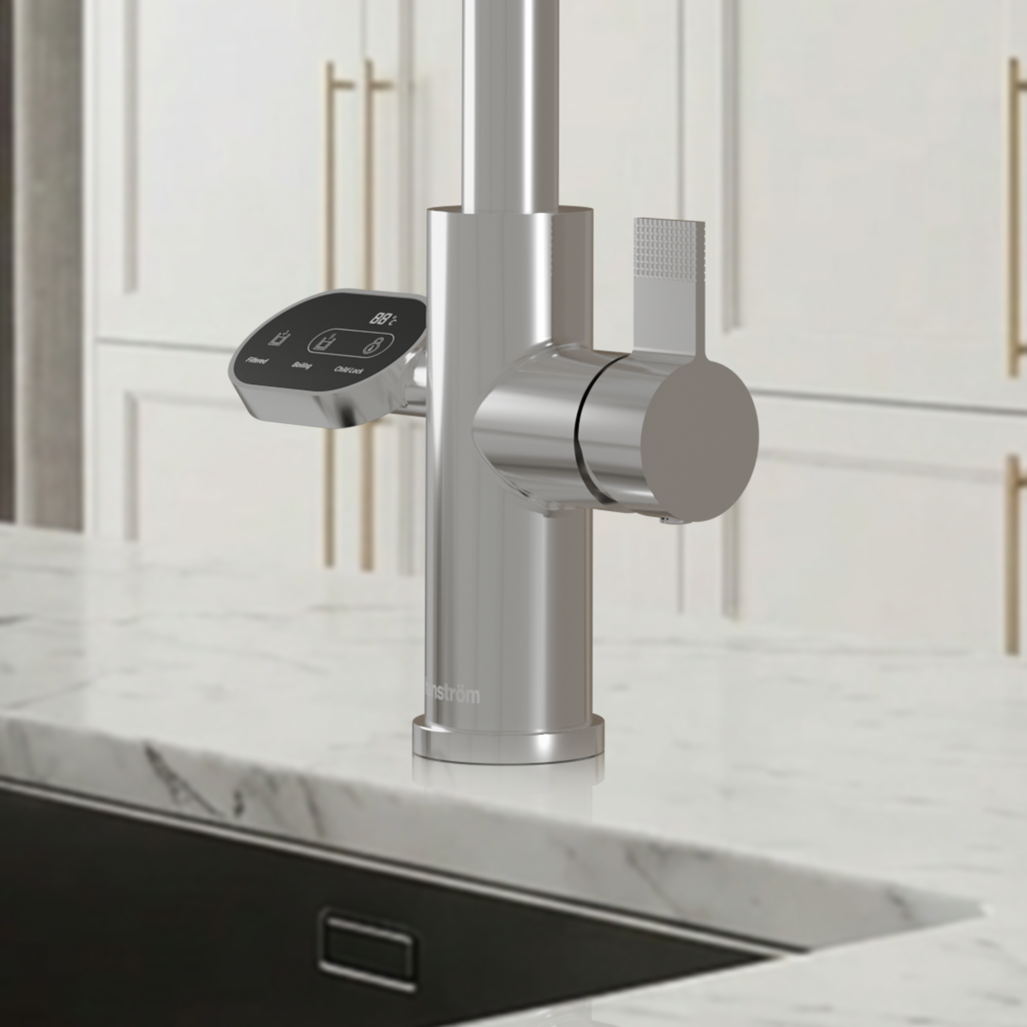 4-in-1 Hanström Nexa Digital Pullout - Chrome