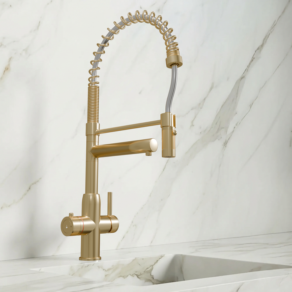 3-in-1 Fohen Spring Pro - Brushed Brass
