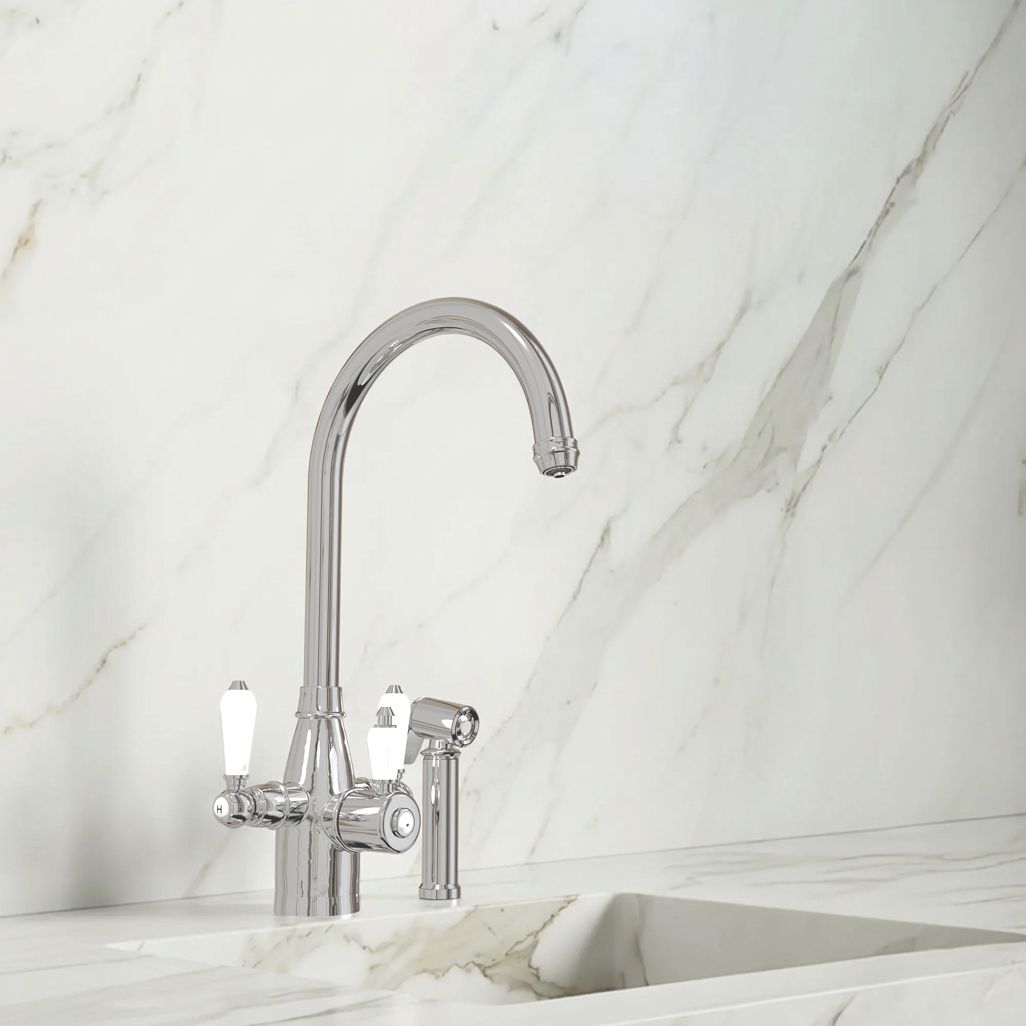 3-in-1 Fohen Tate + Spray - Chrome