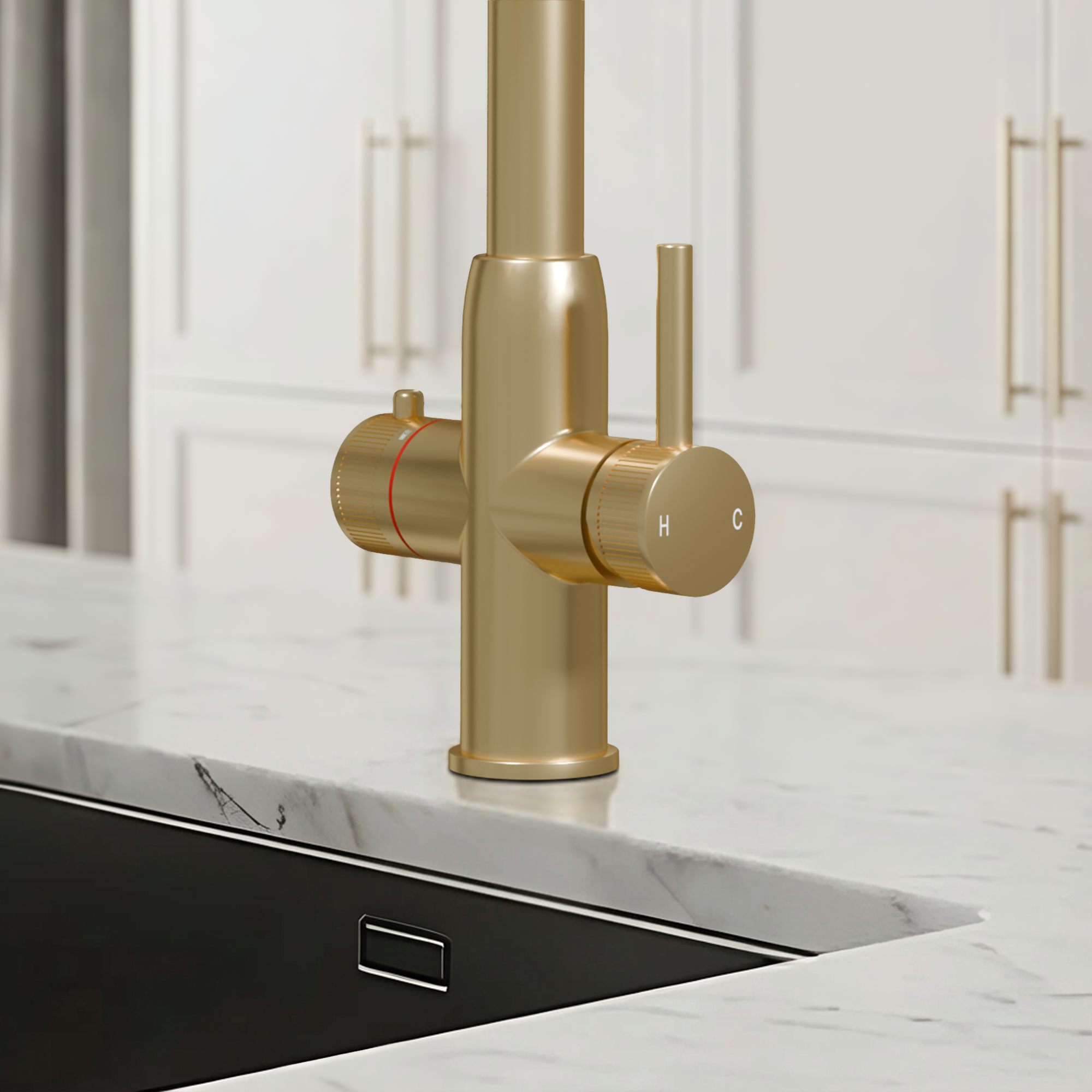 3-in-1 Fohen Spring Pro - Brushed Brass