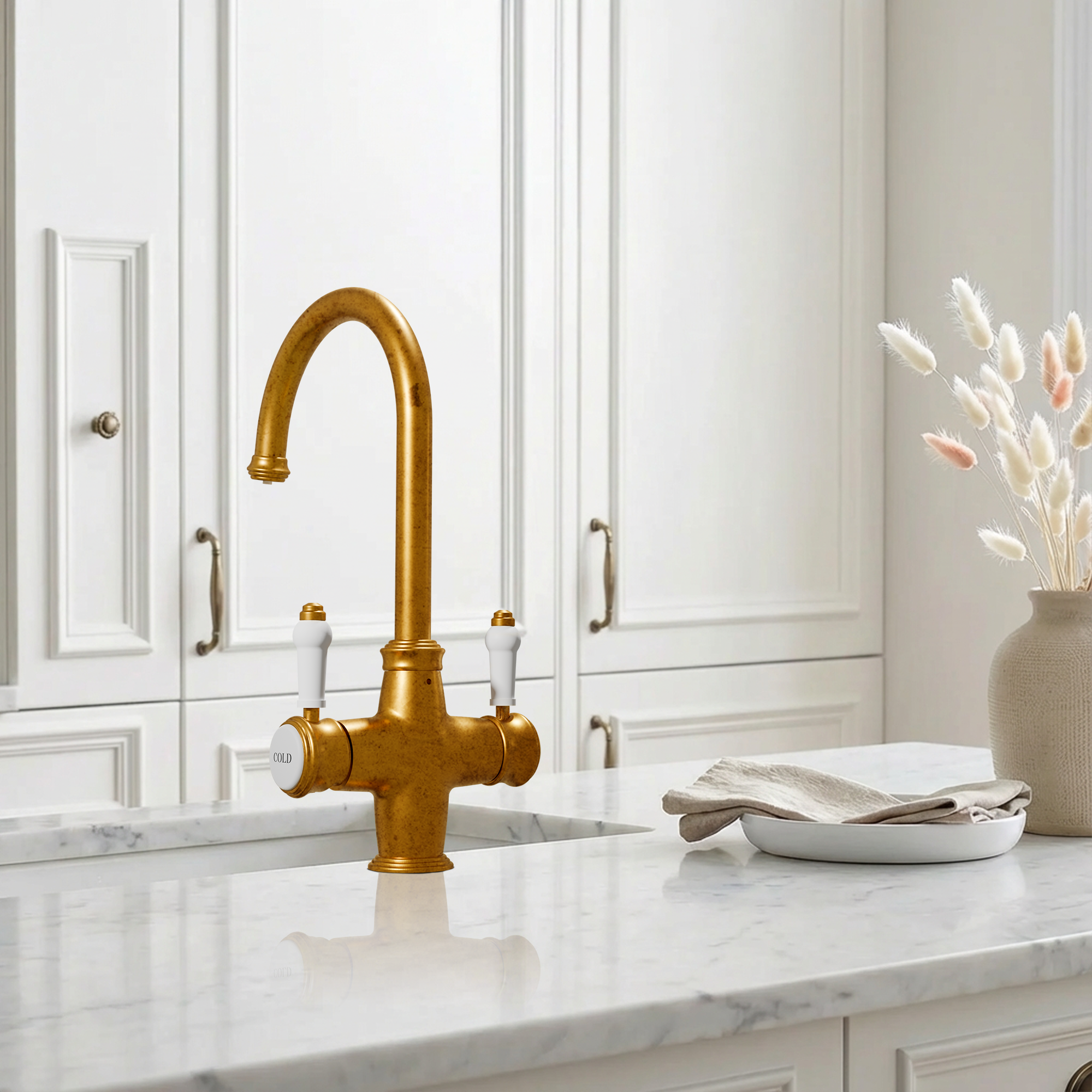 3-in-1 Fohen Sterling - Aged Brass