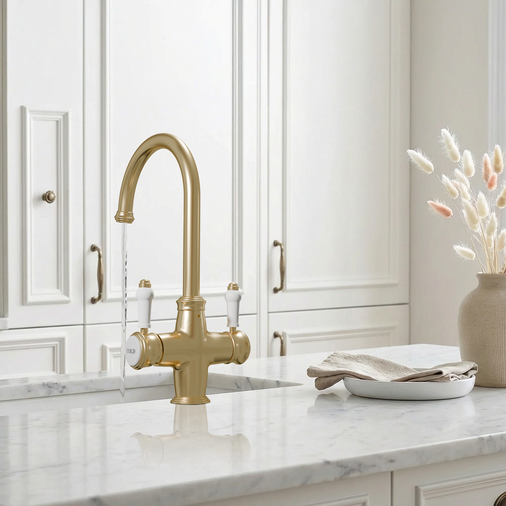 3-in-1 Fohen Sterling - Brushed Brass