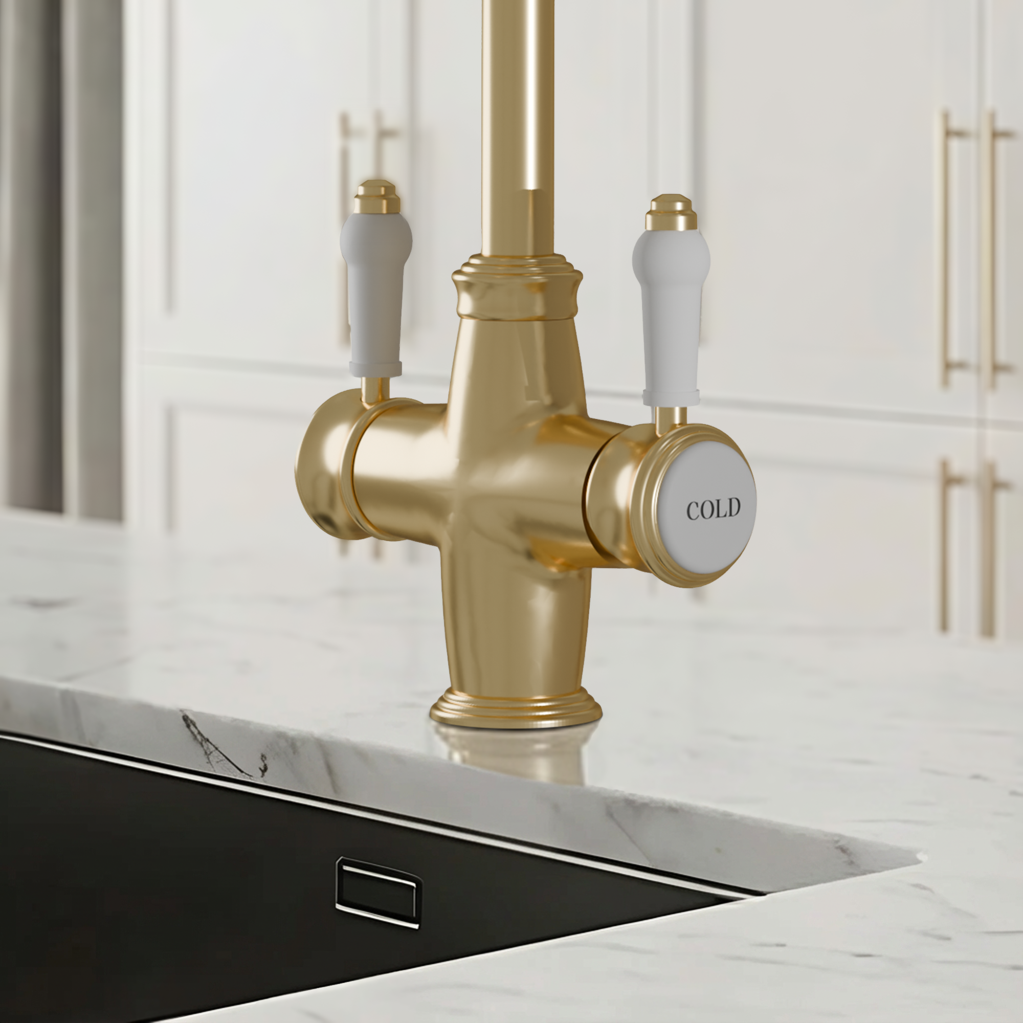 3-in-1 Fohen Sterling - Brushed Brass