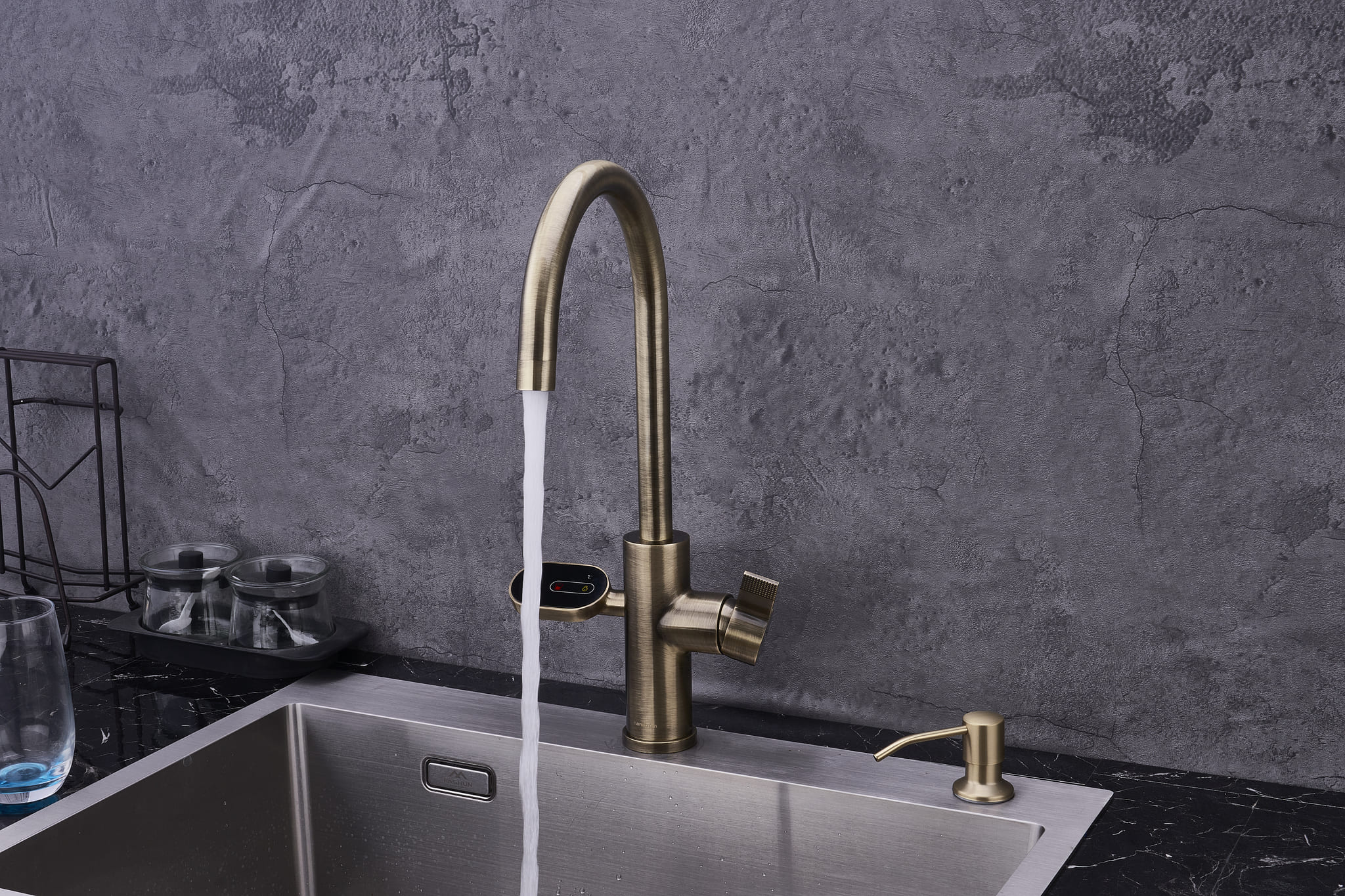 4-in-1 Hanström Nexa Digital - Antique Brass