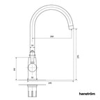 3-in-1 Hanström Storan - Brushed Gunmetal