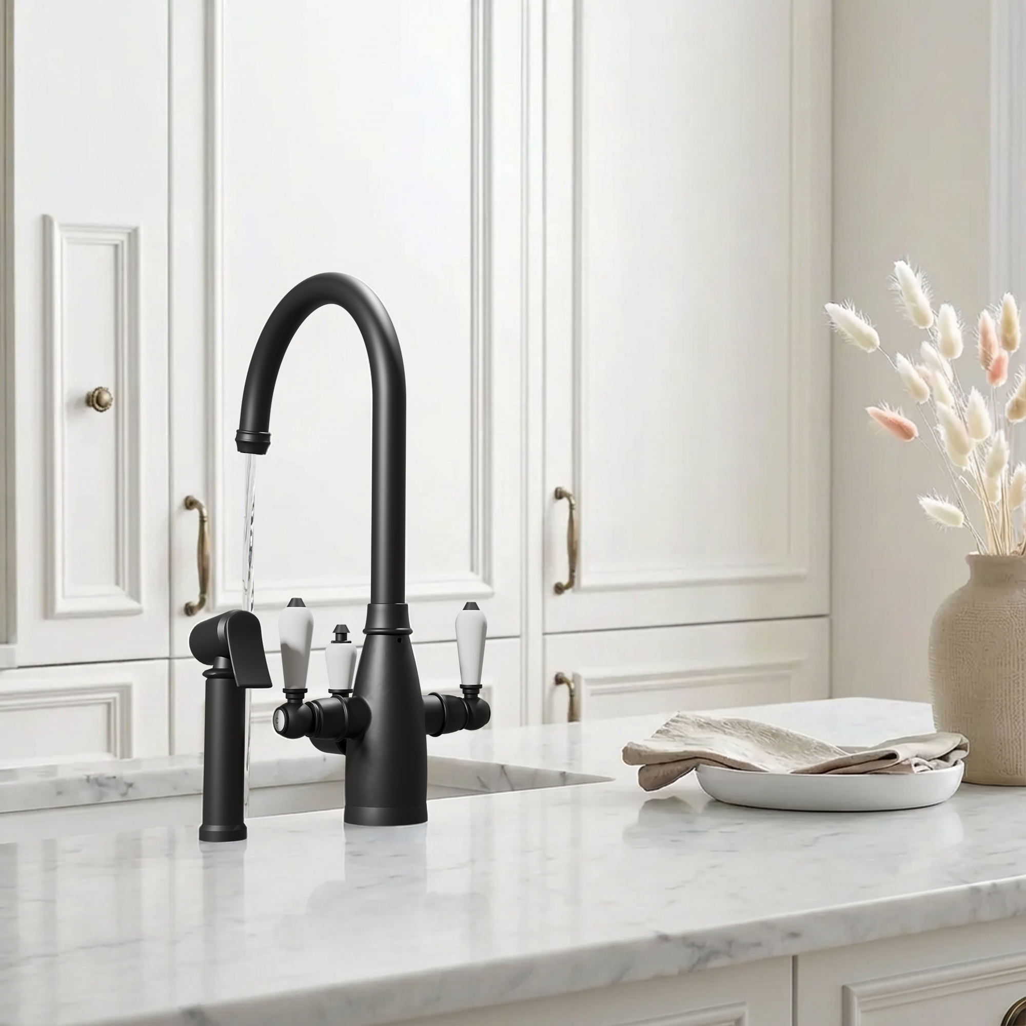 3-in-1 Fohen Tate + Spray - Matt Black
