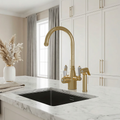3-in-1 Fohen Tate + Spray - Brushed Brass