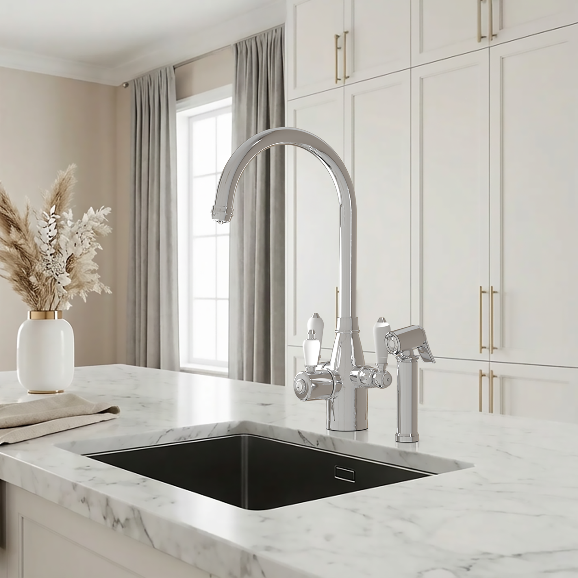 3-in-1 Fohen Tate + Spray - Chrome