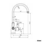 3-in-1 Fohen Holden Cruciform - Aged Brass