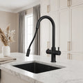 4-in-1 Fohen Kyros Pull Out - Matt Black