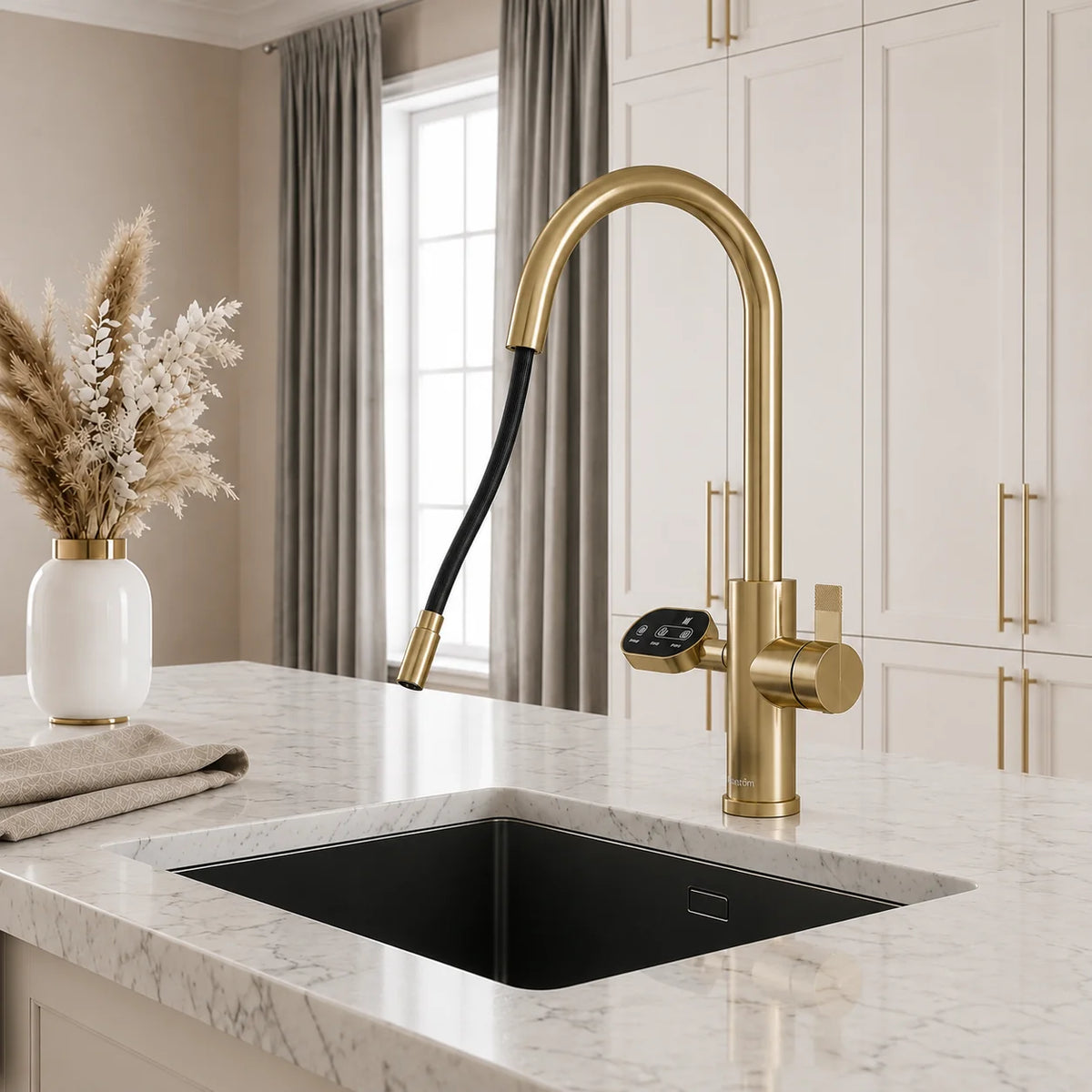 4-in-1 Hanström Nexa Digital Pullout - Brushed Gold