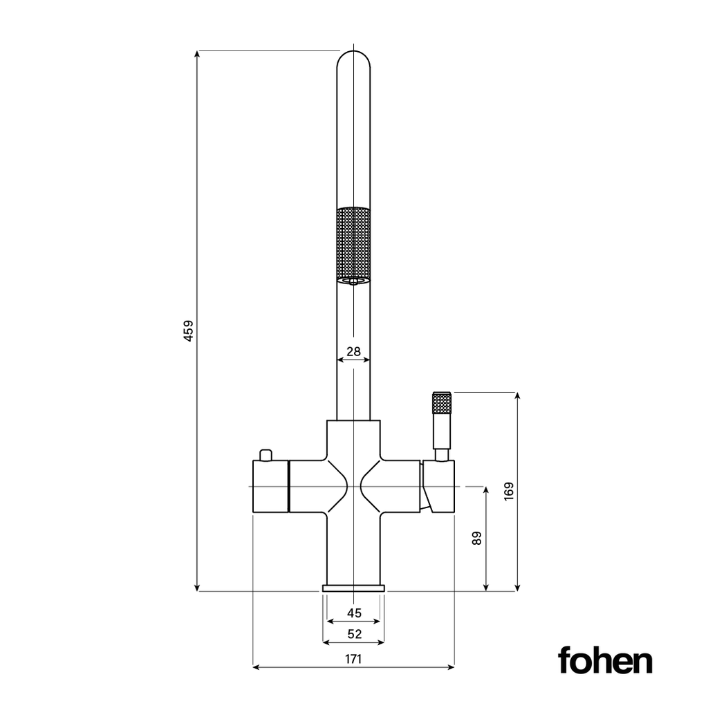 4-in-1 Fohen Kyros Pull Out - Brushed Nickel