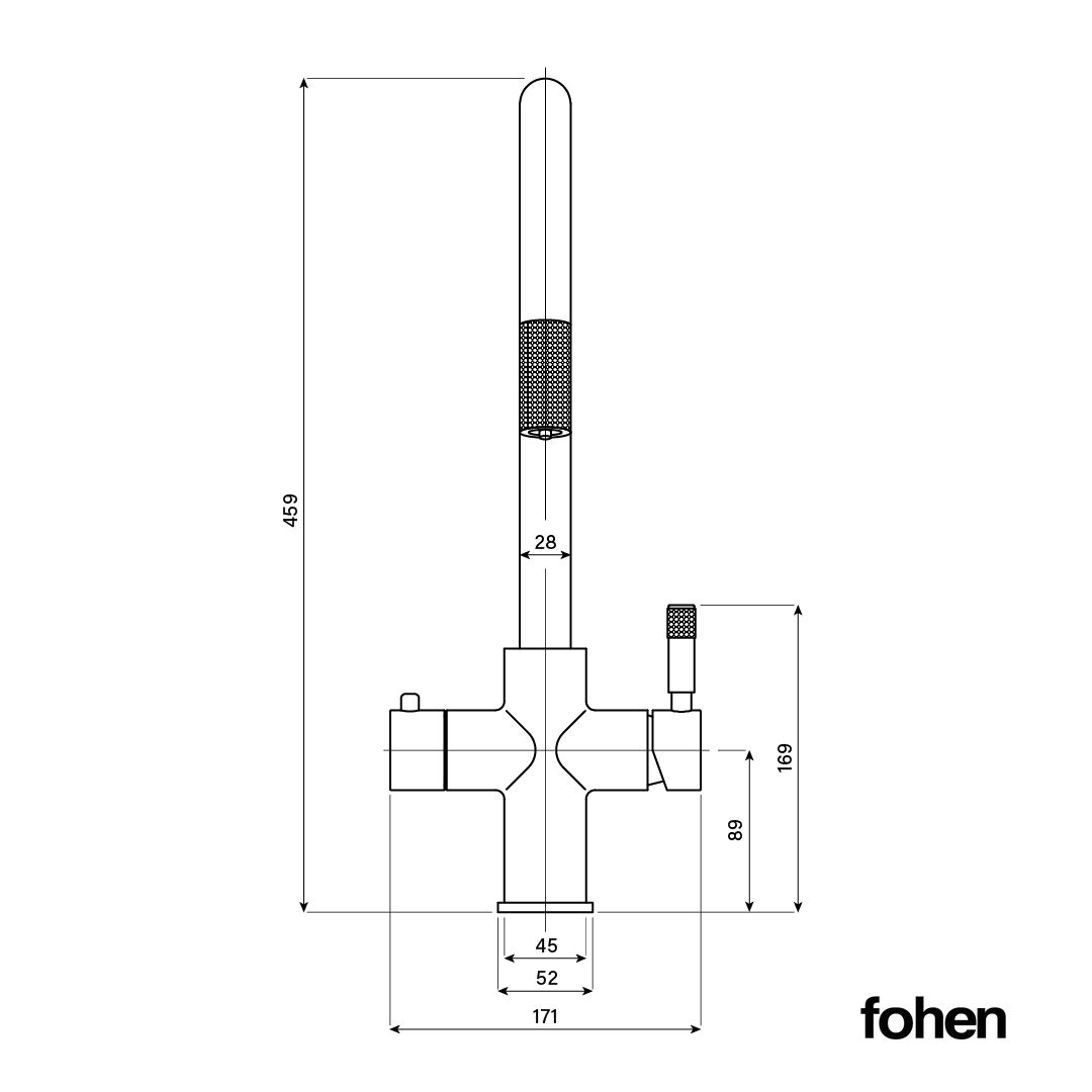 4-in-1 Fohen Kyros Pull Out - Brushed Nickel