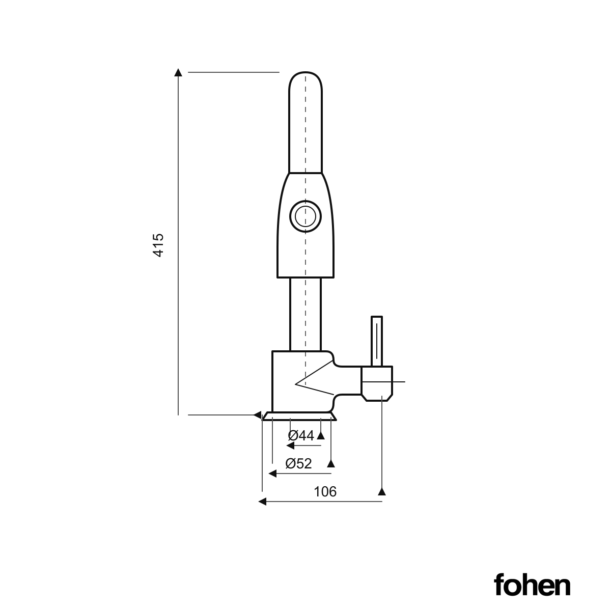 2-in-1 Fohen Lesse - Aged Brass