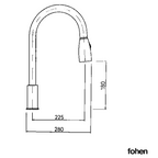 2-in-1 Fohen Lesse - Aged Brass