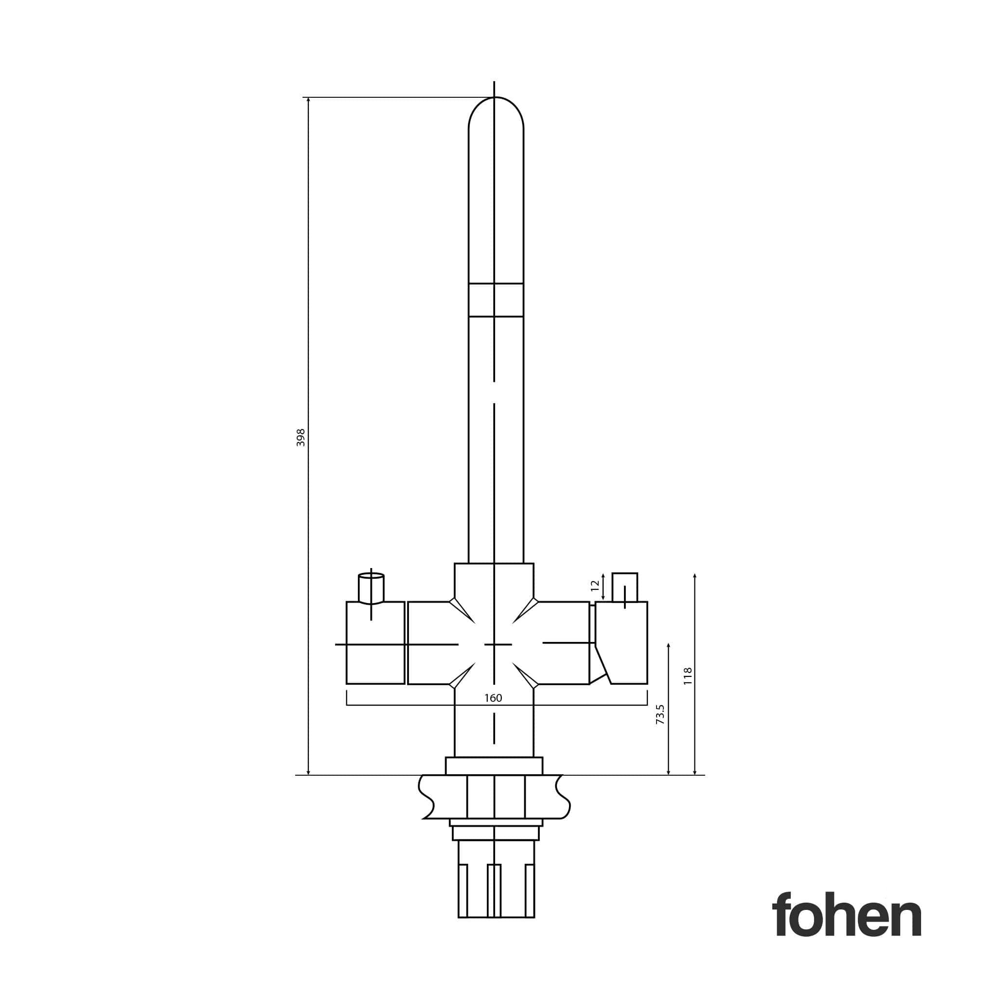 Image of Fohen Fohen Focetti | Chrome Instant Boiling Water Tap
